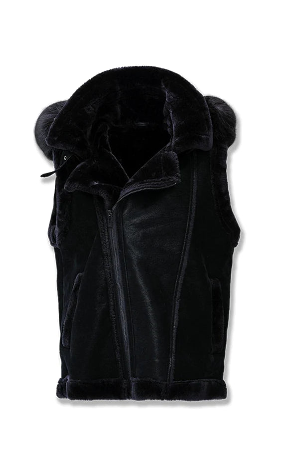 BIG MEN'S DENALI SHEARLING VEST (BLACK)