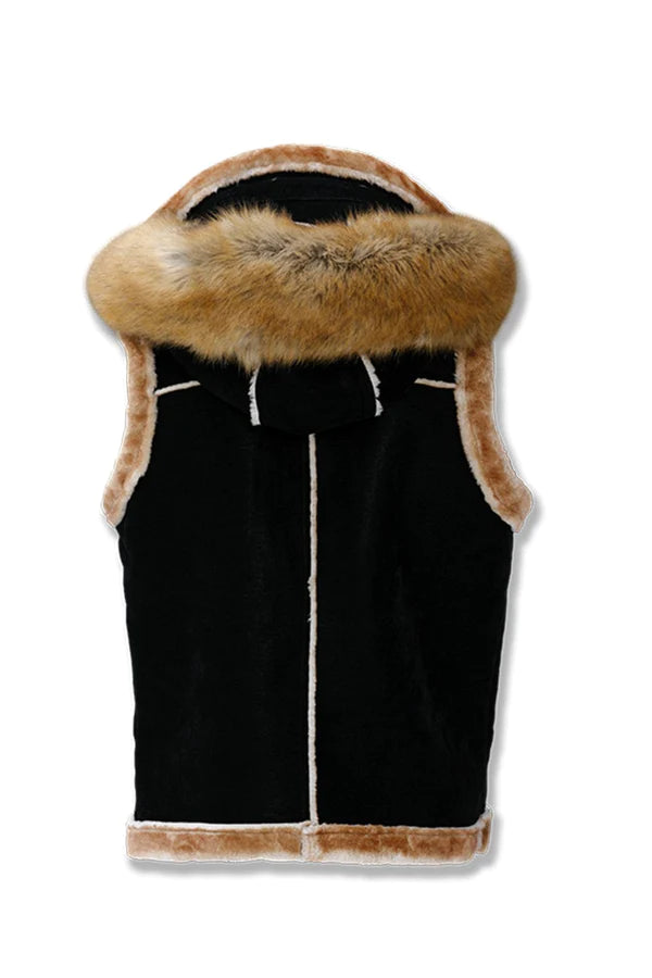 BIG MEN'S DENALI SHEARLING VEST (DARK ROAST)