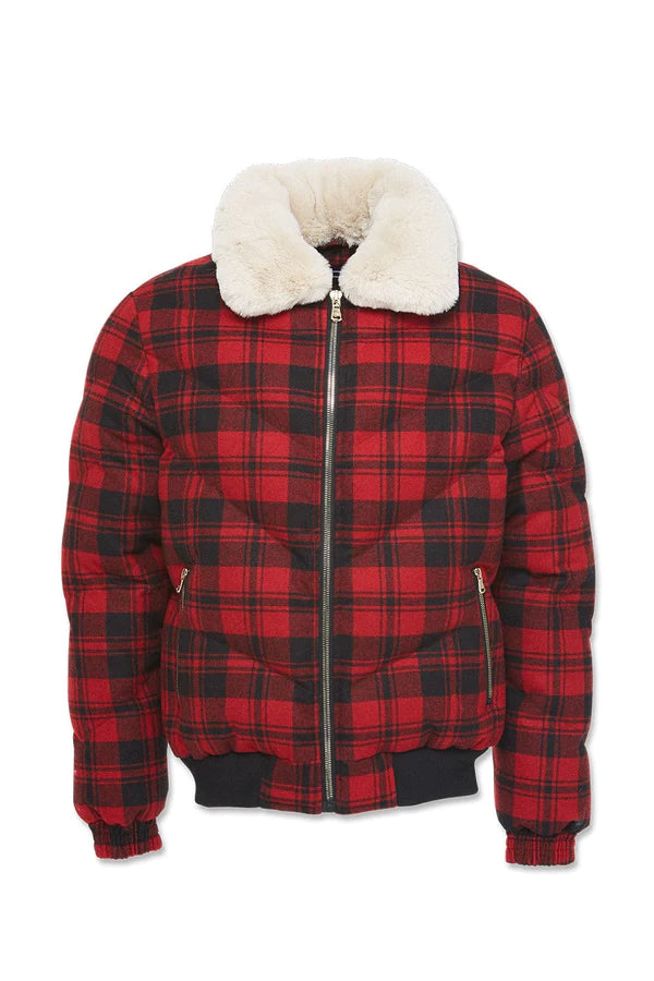 BIG MEN'S EVEREST WOOL BUBBLE JACKET (BUFFALO PLAID)