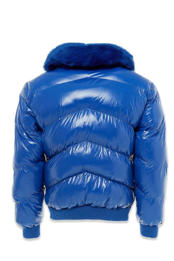 BIG MEN'S LENOX PUFFER JACKET (MILITARY BLUE)