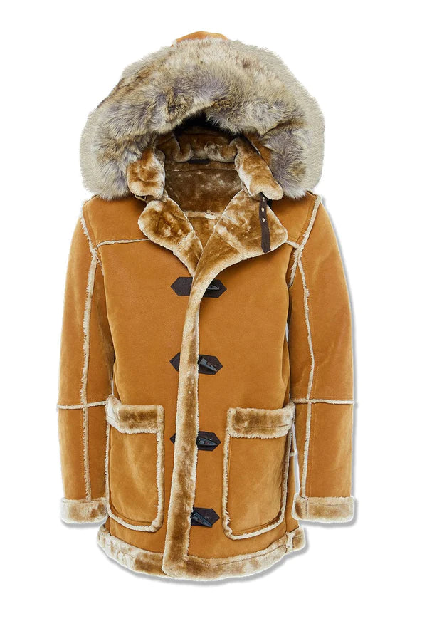 BIG MEN'S DENALI SHEARLING JACKET (COGNAC)