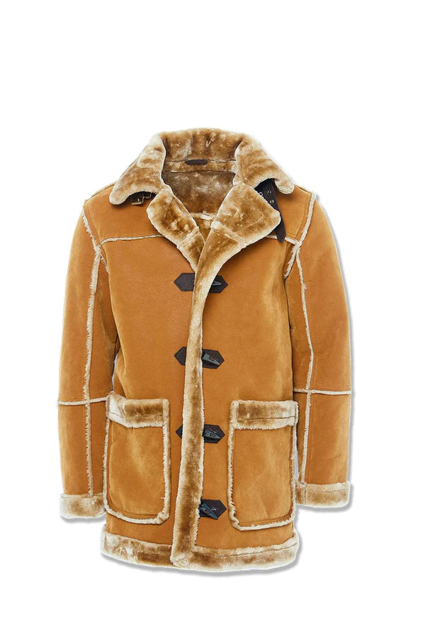 BIG MEN'S DENALI SHEARLING JACKET (COGNAC)