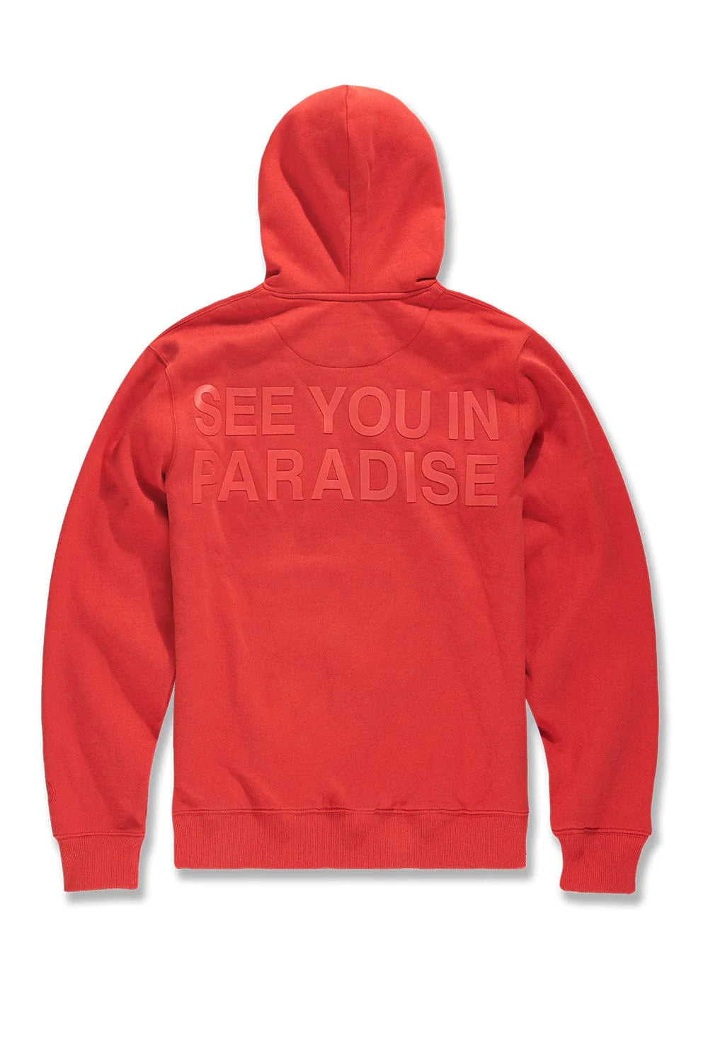 PARADISE TONAL PULLOVER HOODIE (RED)