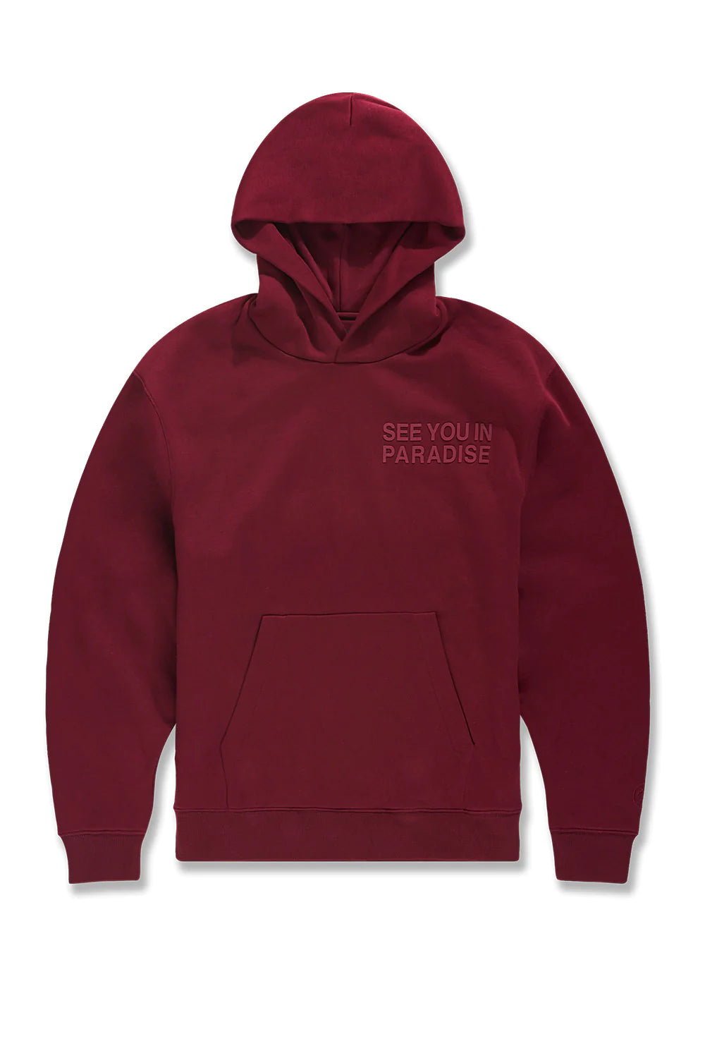 PARADISE TONAL PULLOVER HOODIE (WINE)