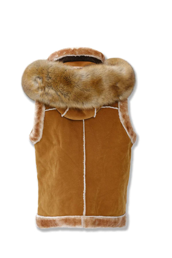 BIG MEN'S DENALI SHEARLING VEST (COGNAC)