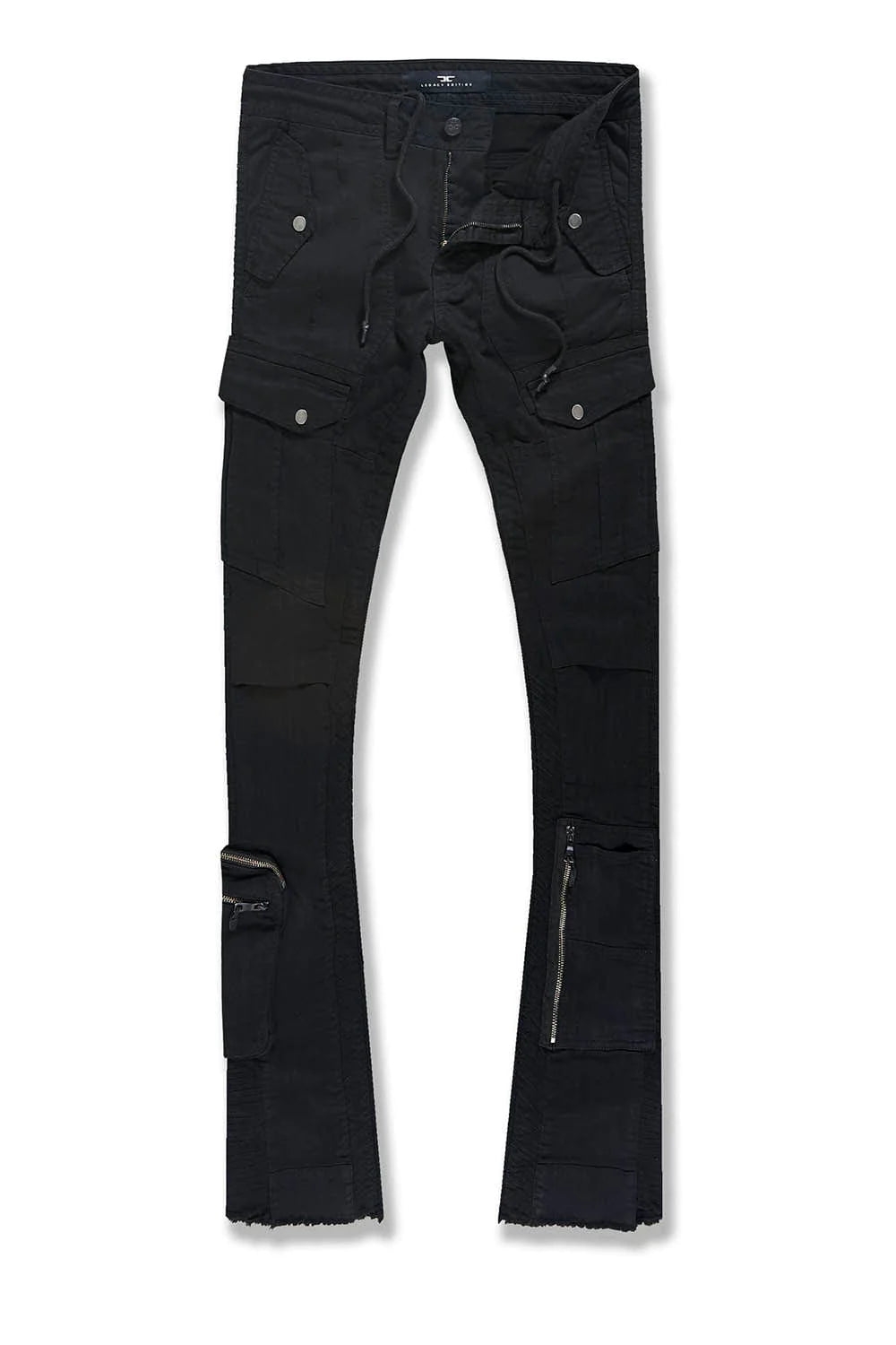 MARTIN STACKED - AVIATION CARGO PANTS (BLACK)