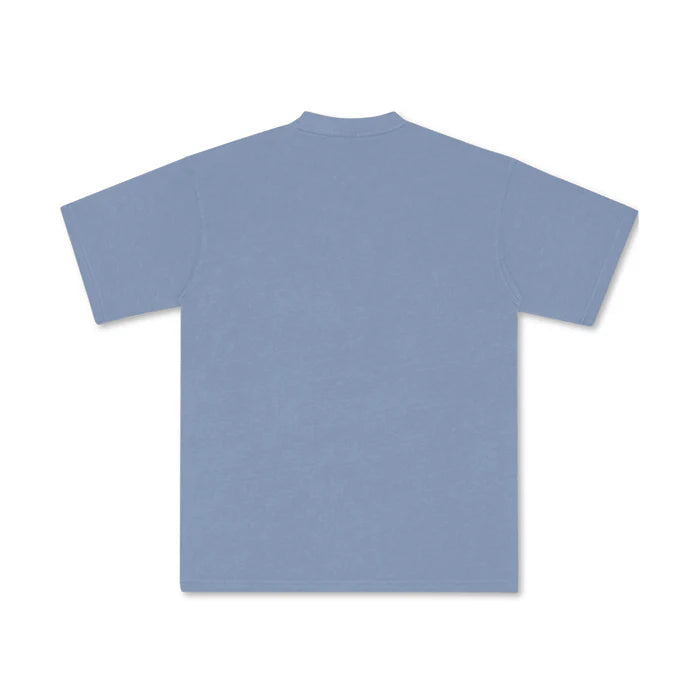 Unisex Drop Shoulder Stone Wash T-Shirt